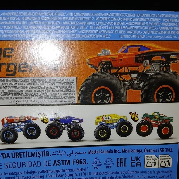 Slam PRIX ...DODGE CHARGER Hot Wheels Monster Trucks - Picture 9 of 9